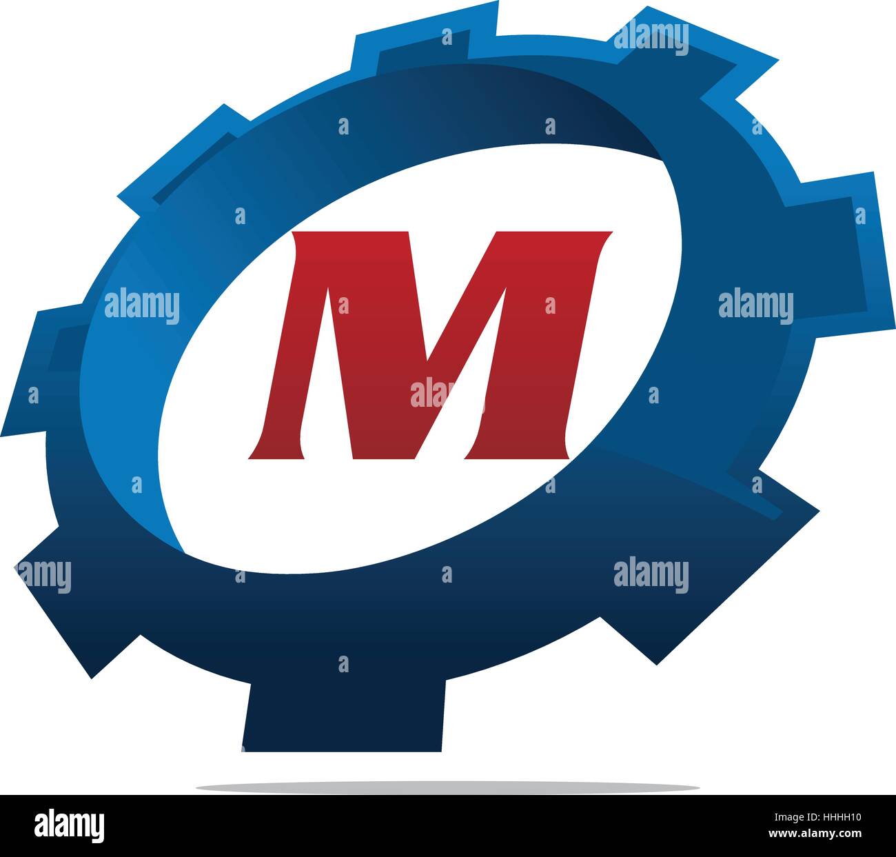 Getriebe-Logo-Buchstabe Z Stock Vektor