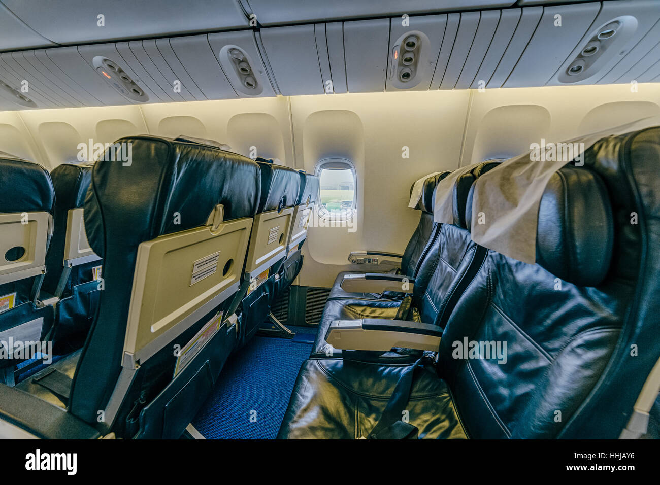Boeing 767 In Der Kabine Ansicht Des Fensters Russland