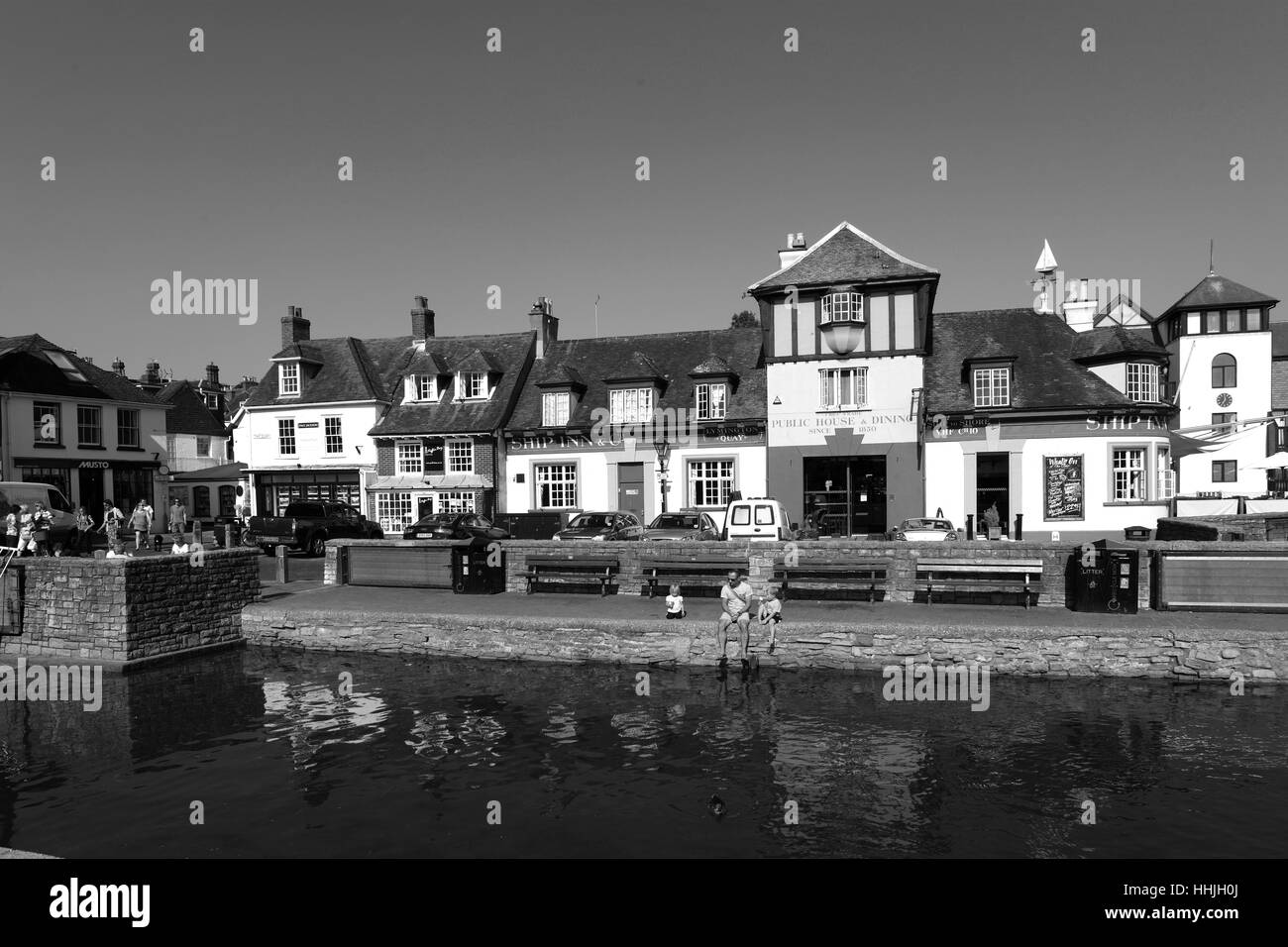 Lymington Harbour, Lymington Marktstadt, Grafschaft Hampshire, England, UK. Stockfoto