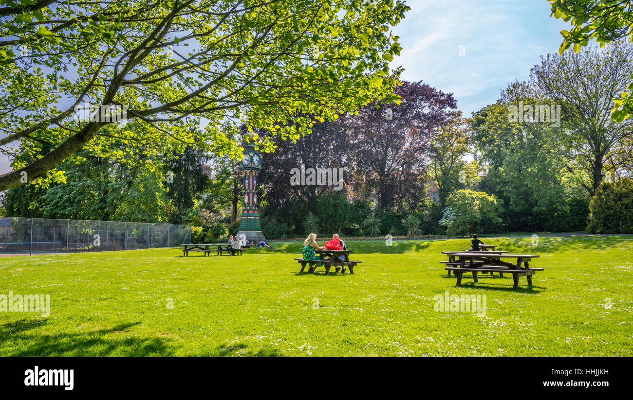 Großbritannien, Dorset, Dorchester Borough Gärten Stockfoto