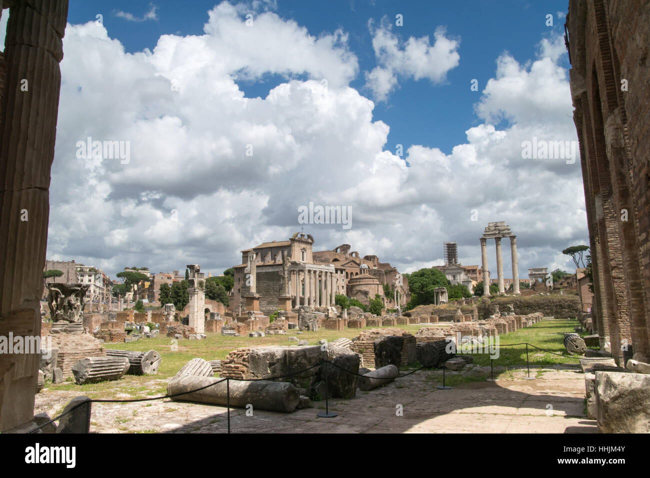 Das römische Forum, Italien Stockfoto