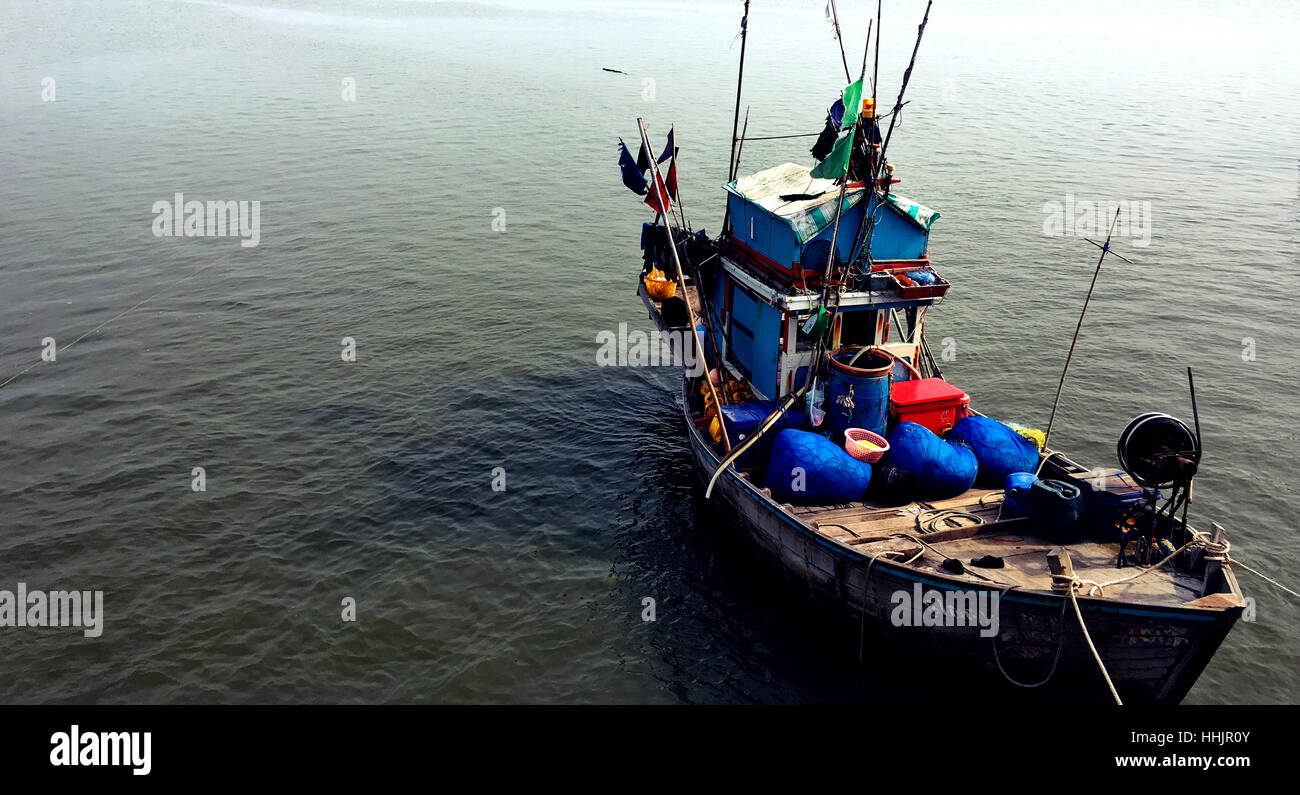 Fischerei Boot Seascape Schiff Natur-Konzept Stockfoto