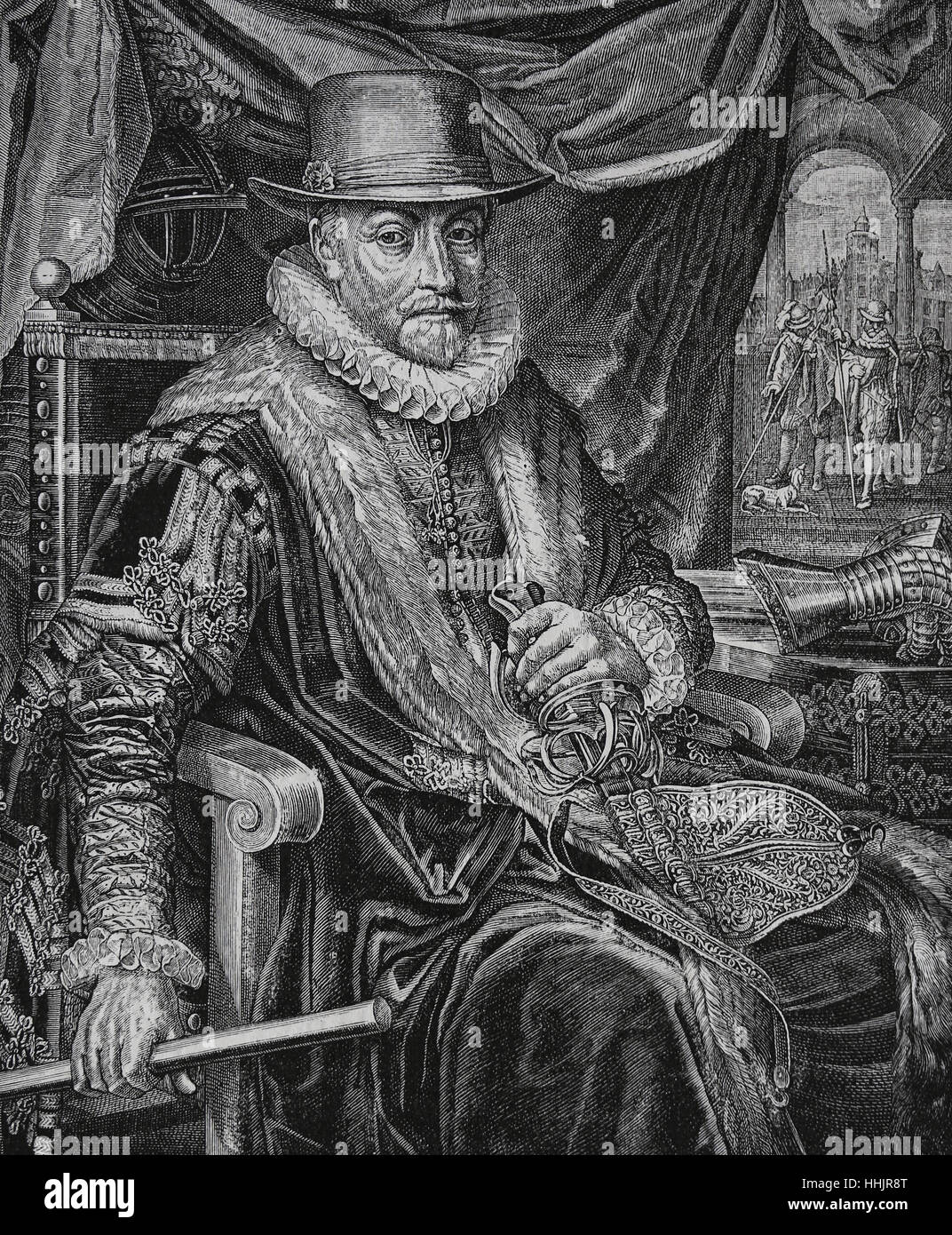 Wilhelm i., Prinz von Oranien (1533-1584), bekannt als William die Stille oder die wortkarg. Führer des niederländischen Aufstandes gegen die spanisch-habsburgische Stockfoto