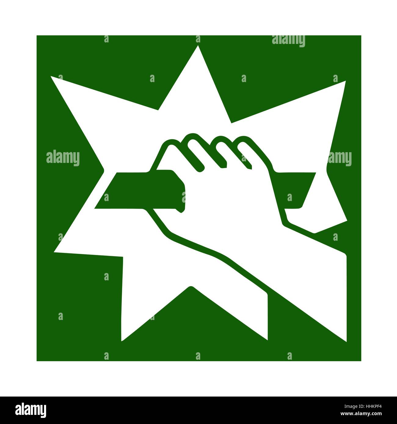 Vektor-Feuer Notfall Icons. Anzeichen für Evakuierungen. Glas zu ...