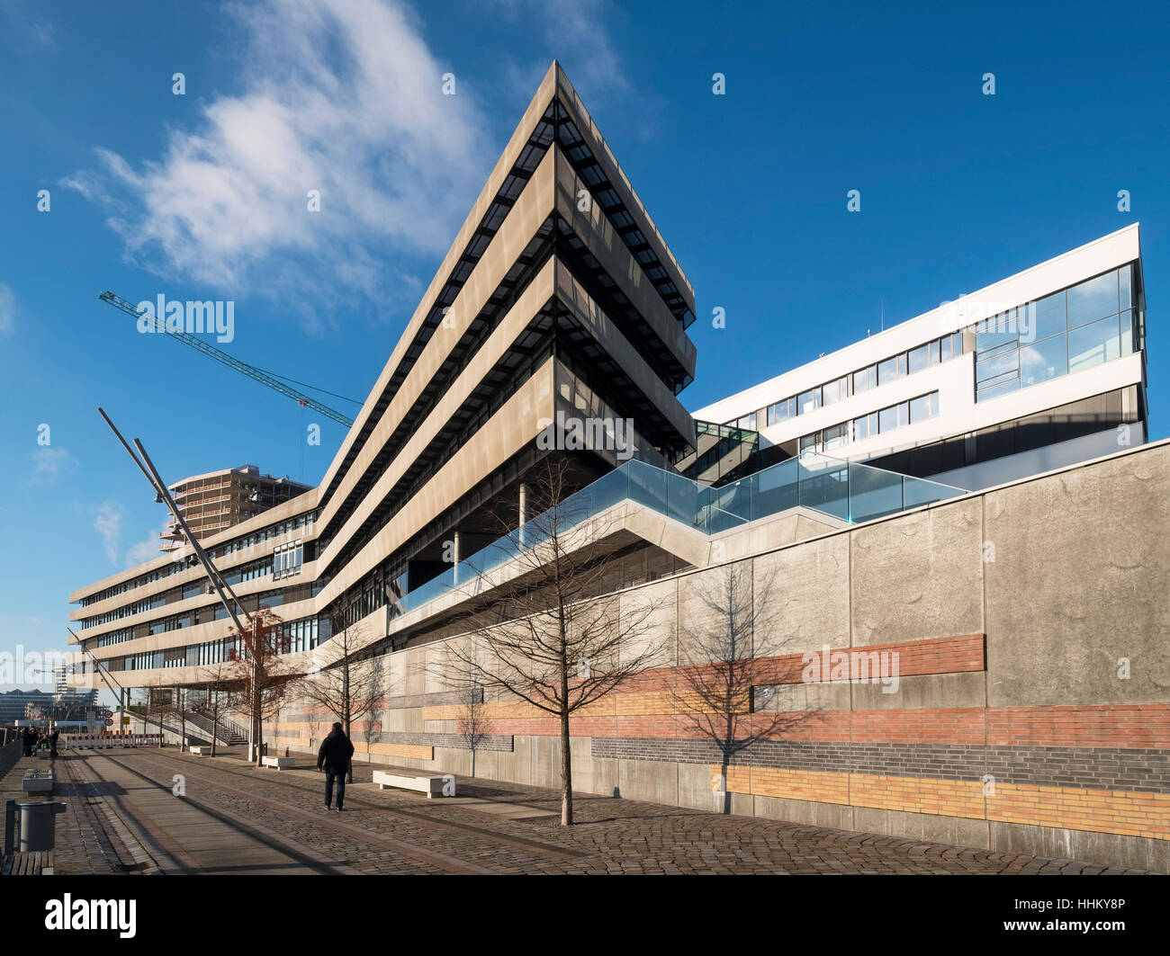 Außenansicht der Hafencity Universität in Hamburg Deutschland Stockfoto