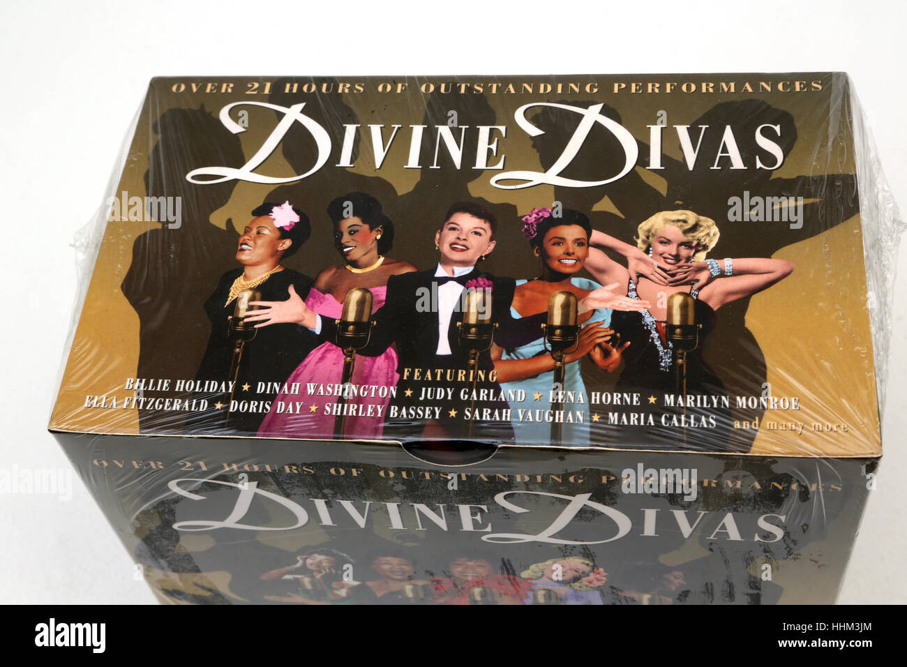 20 CD Sammlung göttlicher Divas Stockfoto