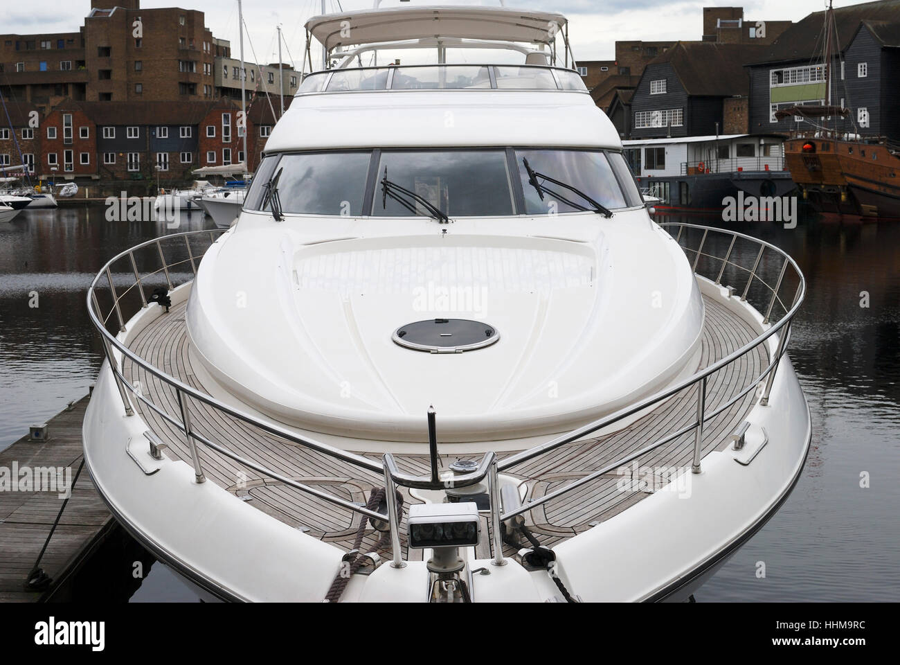 Yacht, Motorboot, Boot, Anker, Deck, Bogen, Ruderboot, Segelboot, Segelboot, Stockfoto