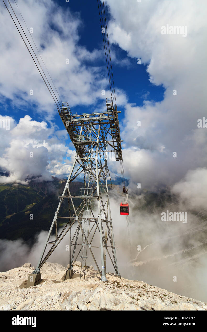Dolomiten, Alpen, Verkehr, Landschaft, Landschaft, Landschaft, Natur, Berg, Stockfoto