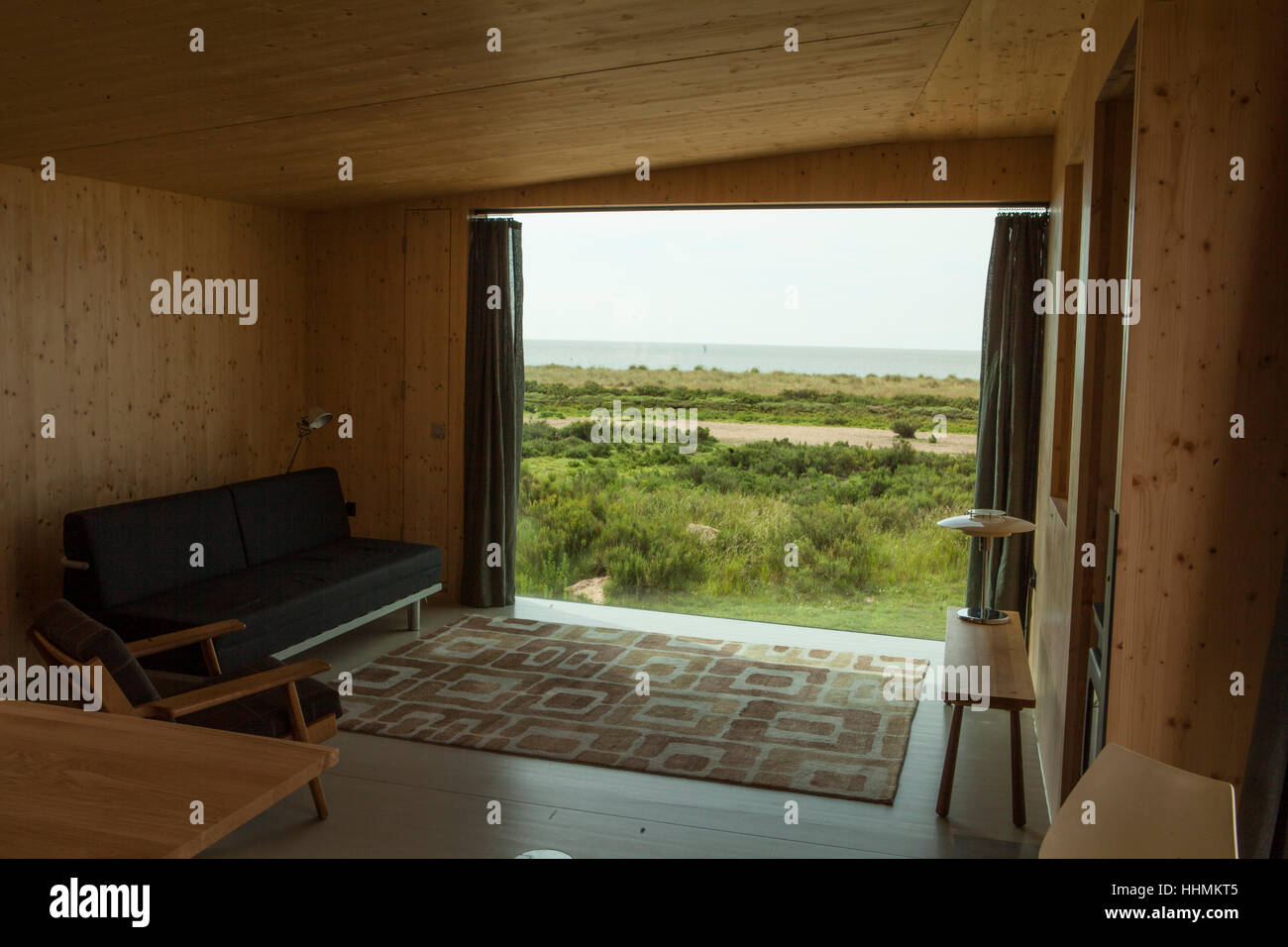 Die Kork-Haus, ein Haus, zum Teil aus recyceltem Kork gebaut. Das Haus befindet sich in Lee auf Sand, St. Osyth in Essex. Stockfoto