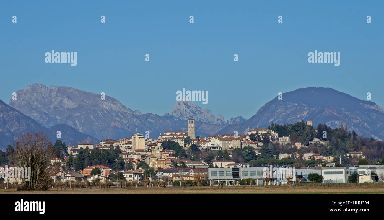 Blick auf San Daniele del Friuli Stockfoto, Bild 131385328 Alamy
