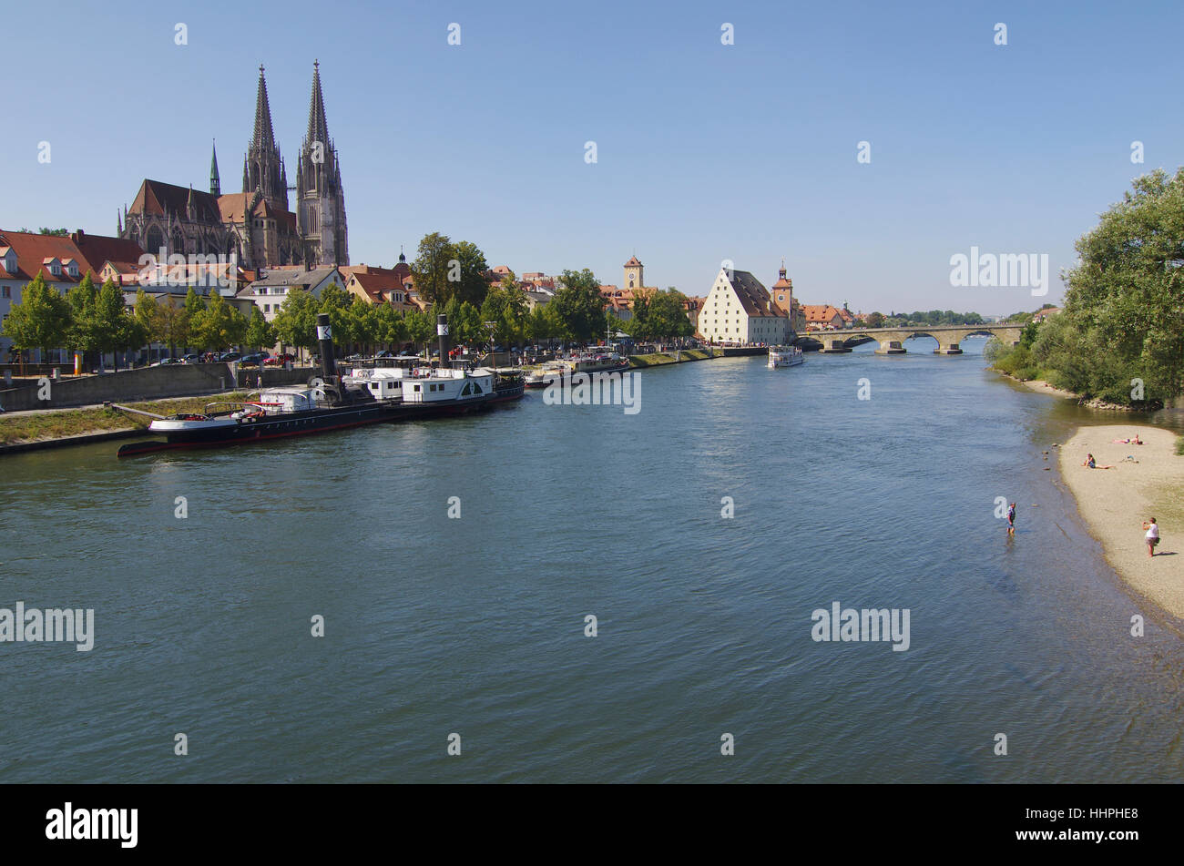 Haus, Gebäude, Geschichte, Kirche, Tempel, Ort, Stadt, Denkmal, Kultur, Wasser, Stockfoto