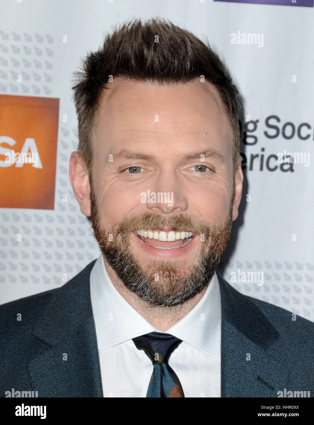 Beverly Hills, ca, USA. 19. Januar 2017. Joel McHale im Ankunftsbereich für 2017 Artios Awards, The Beverly Hilton Hotel, Beverly Hills. Bildnachweis: Dee Cercone/Everett Collection/Alamy Live-Nachrichten Stockfoto