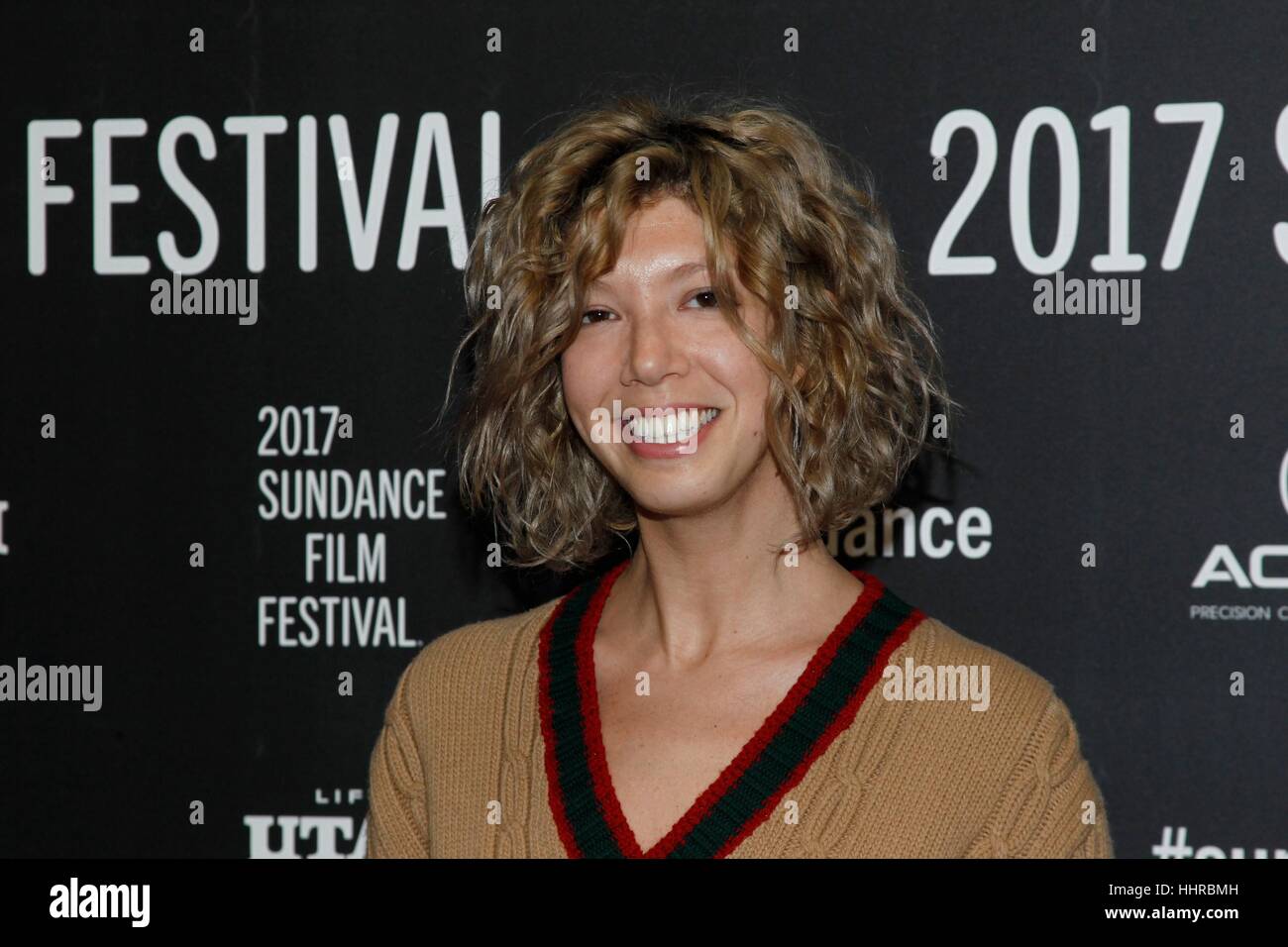 Park City, USA. 20. Januar 2017. Elisabeth Holm zu sehen bei der "Festnetz"-Premiere beim Sundance Film Festival 2017, Ankunft statt im Eccles Theatre in Park City, Utah. Bildnachweis: James Atoa/Everett Collection/Alamy Live-Nachrichten Stockfoto