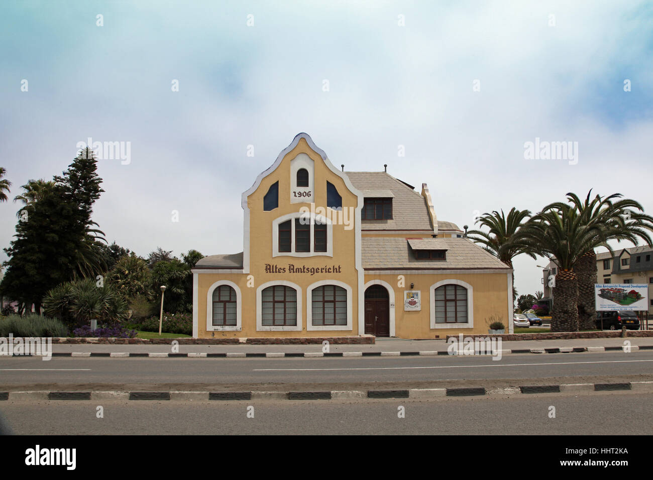 historische, Afrika, Namibia, historische, Afrika, Namibia, Altes Amtsgericht Stockfoto