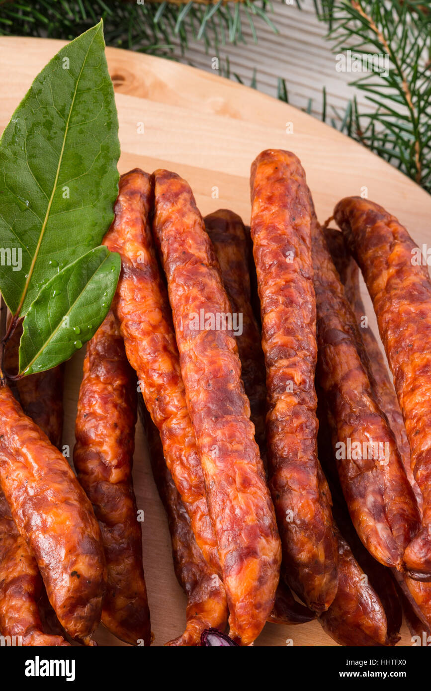 Europa, Roll, Kaiser, Metzger, Fleisch, Wurst, Glanz erstrahlt, hell, lucent, Stockfoto