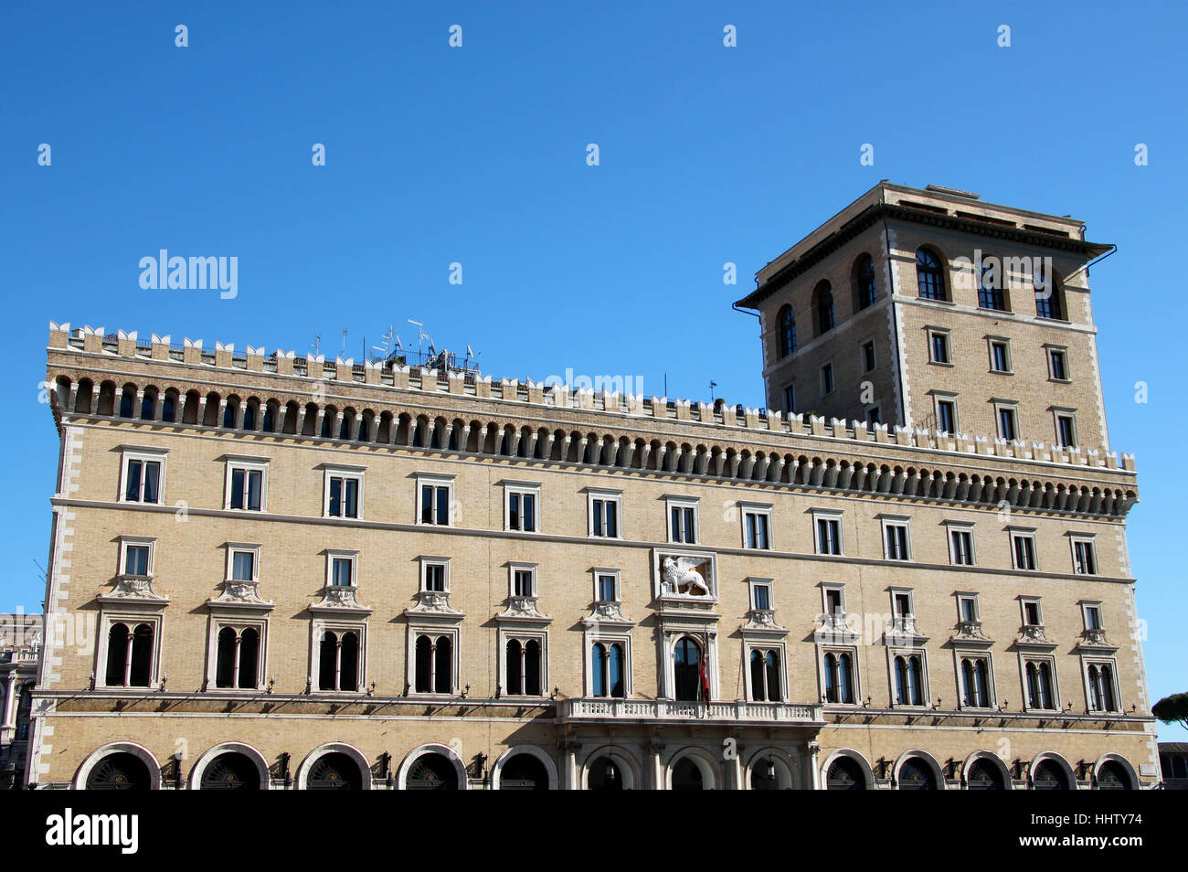 Turm, historische, Roma, Palace, Rom, Italien, Turm, historische, Löwe, Katze, groß Stockfoto