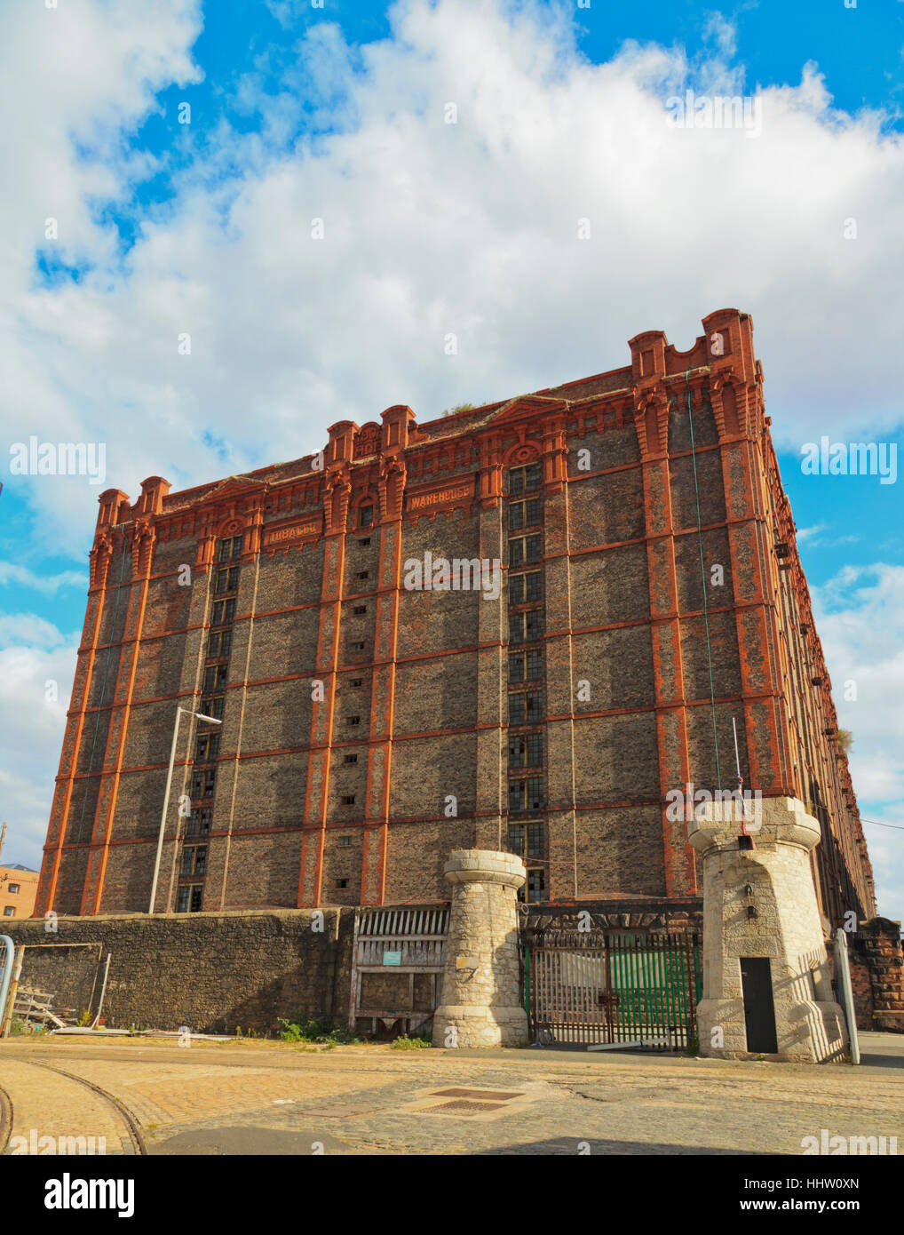 Die Stanley Dock Tobacco Warehouse, die Weltgrößte Brick Warehouse. Liverpool England Stockfoto