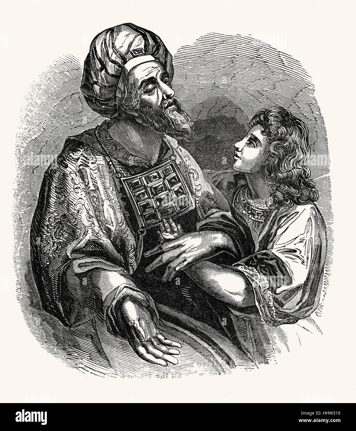 Samuel und Eli Prophet Samuel als Kind und die Hohepriester von