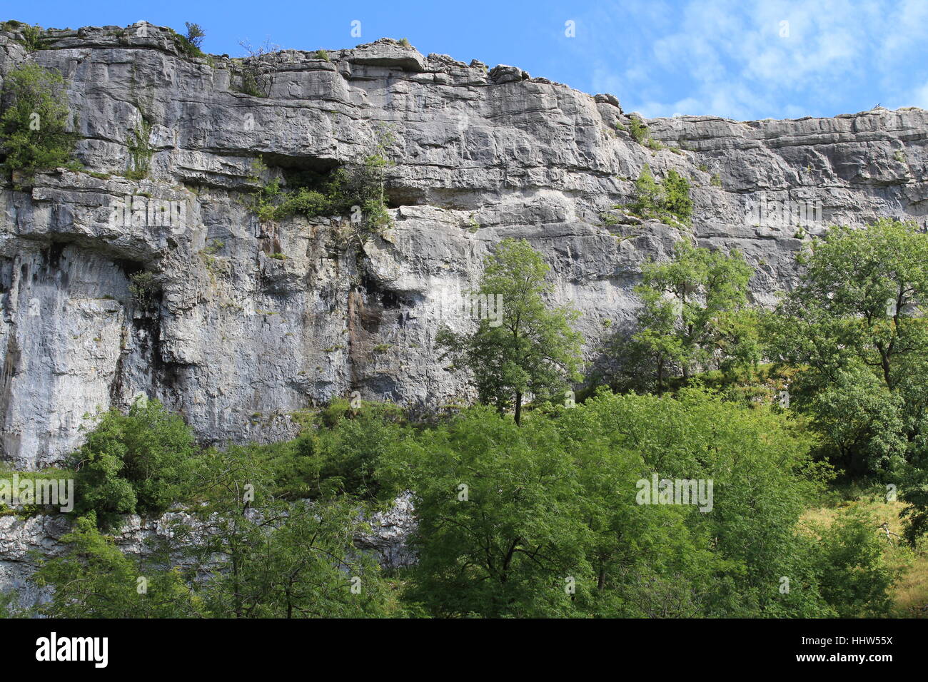 Kalkstein Klippen Stockfoto