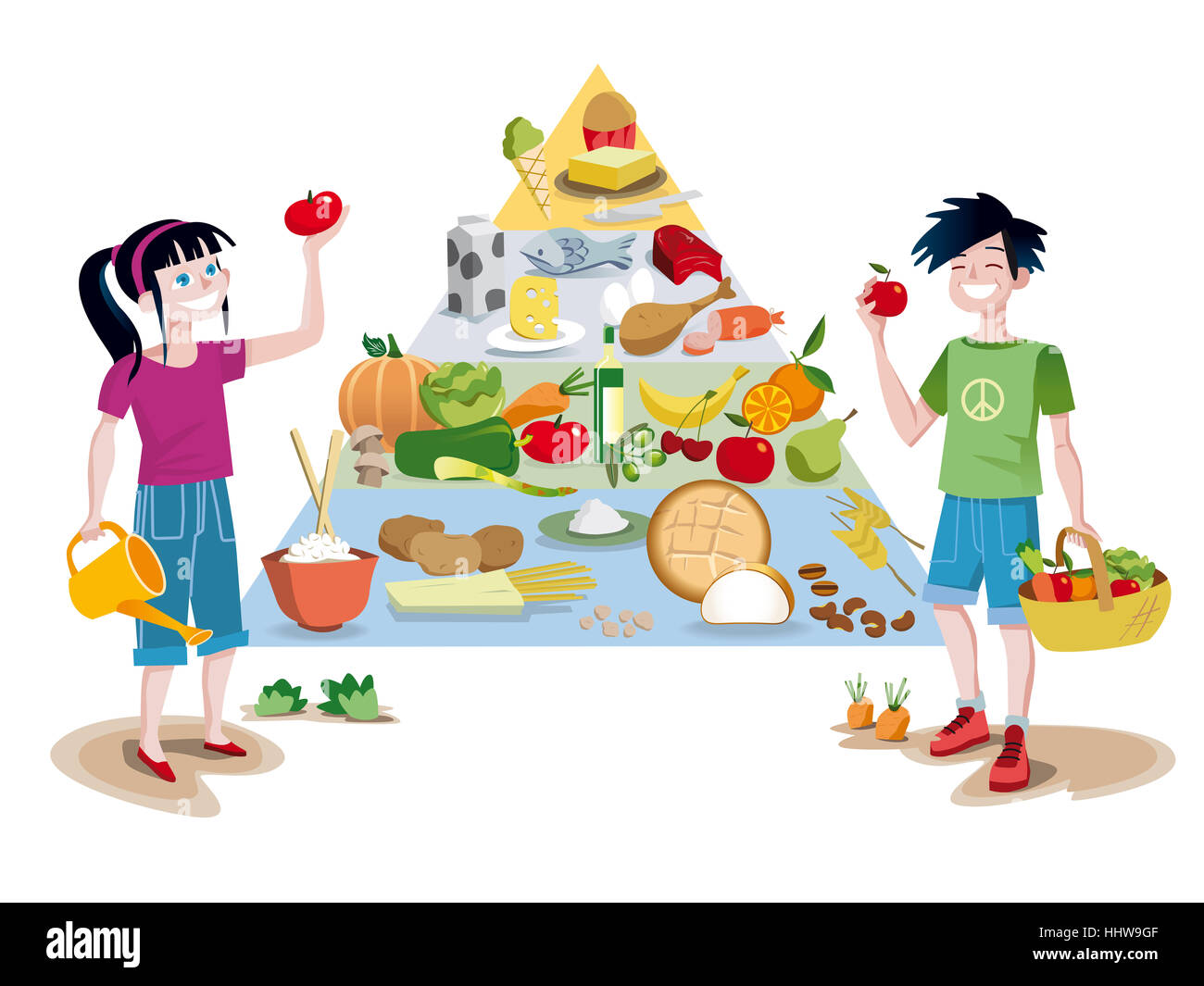 Lebensmittel, Nahrungsmittel, Ernährung, junge, junge, männliche junge, Mädchen, Mädchen, Orange, Essen, Stockfoto