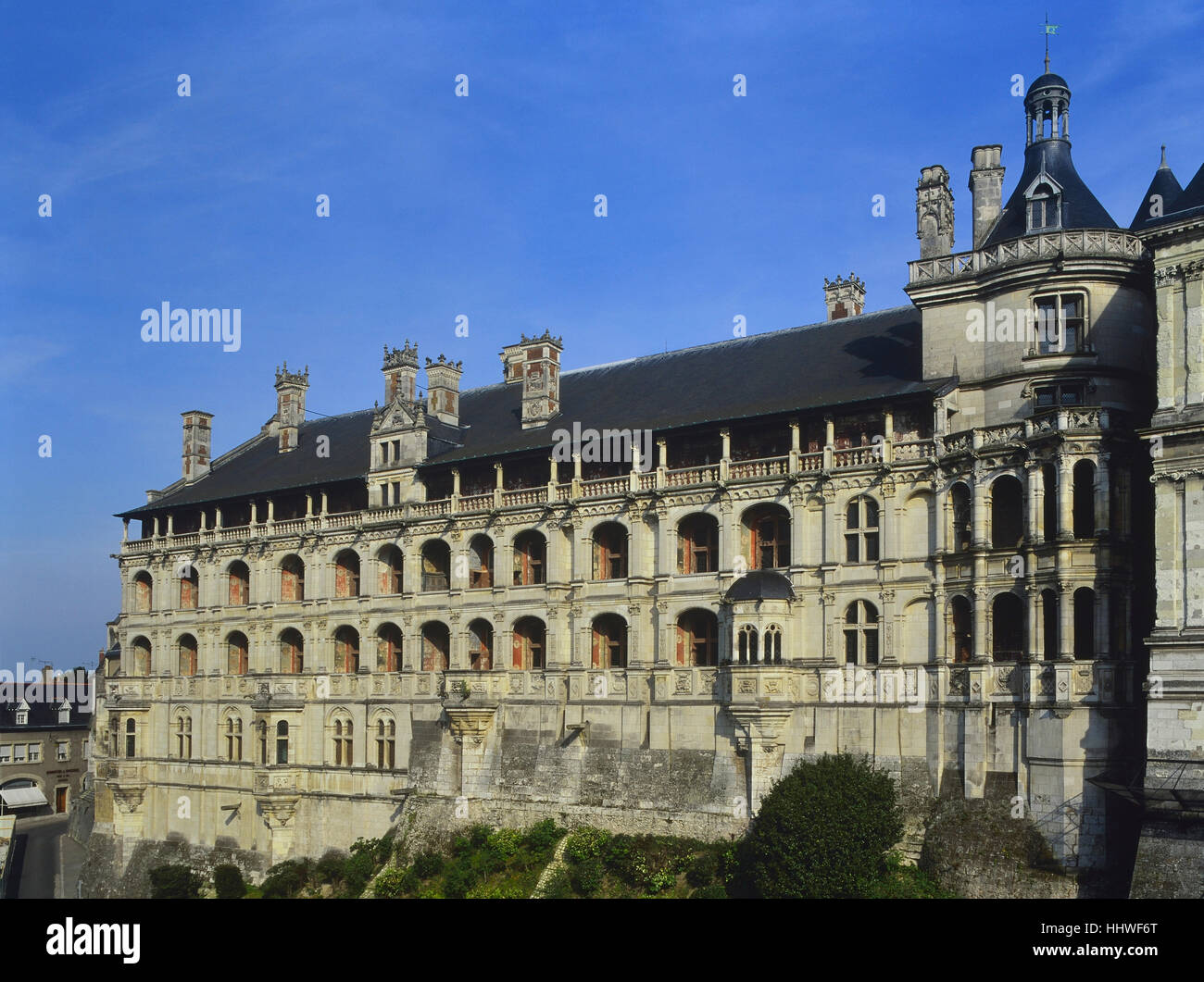 Die königlichen Château de Blois. Loir-et-Cher. Frankreich Stockfoto