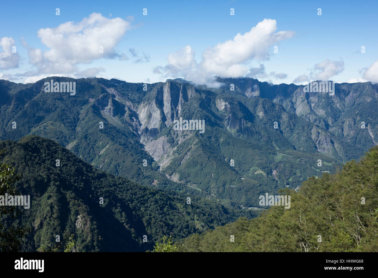 Taiwan, Yushan Berge, Stockfoto