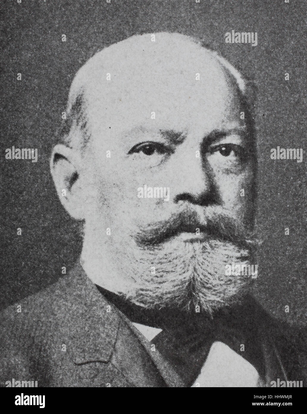 Carl Jakob Adolf Christian Gerhardt, 1833-1902, deutscher Internist, Geschichtsbild oder Illustration, veröffentlicht 1890, digital verbessert Stockfoto
