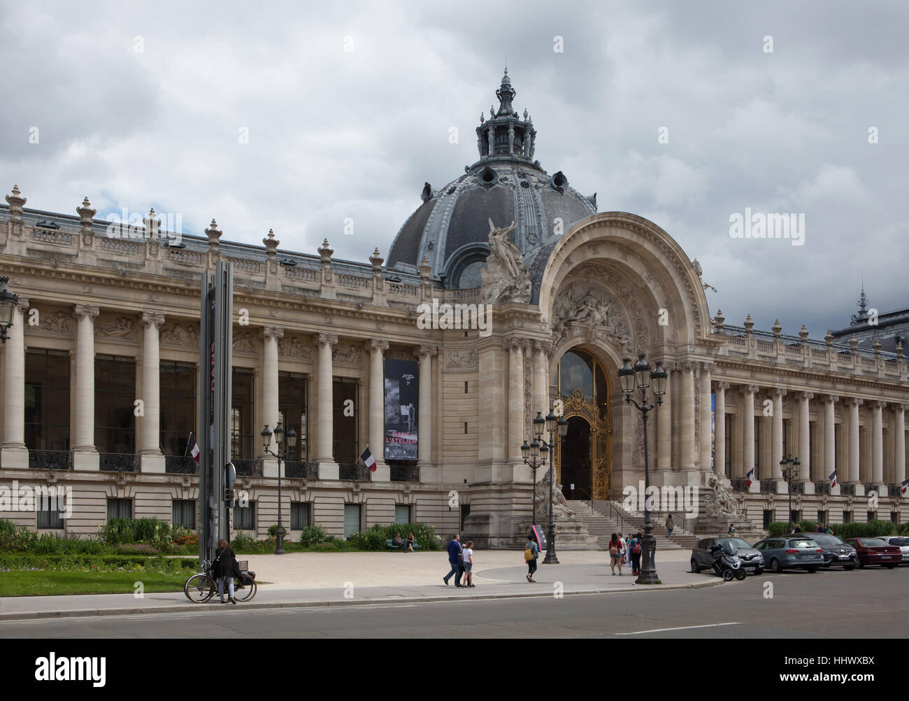 Petit Palais, entworfen von französischen Architekten Charles Girault im Stil der Beaux-Arts in Paris, Frankreich. Stockfoto
