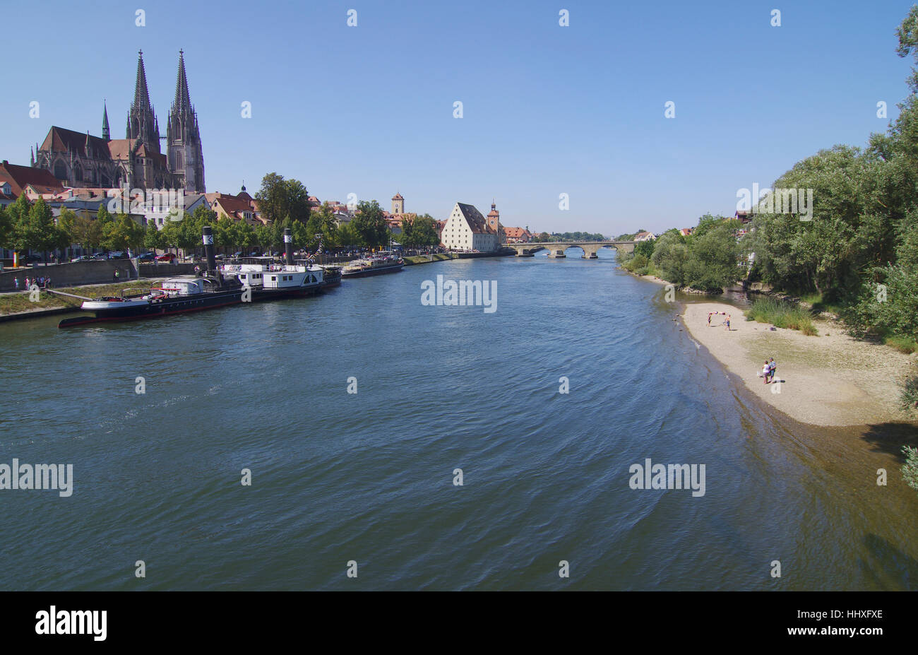 UNESCO-Weltkulturerbe-Stadt Stockfoto
