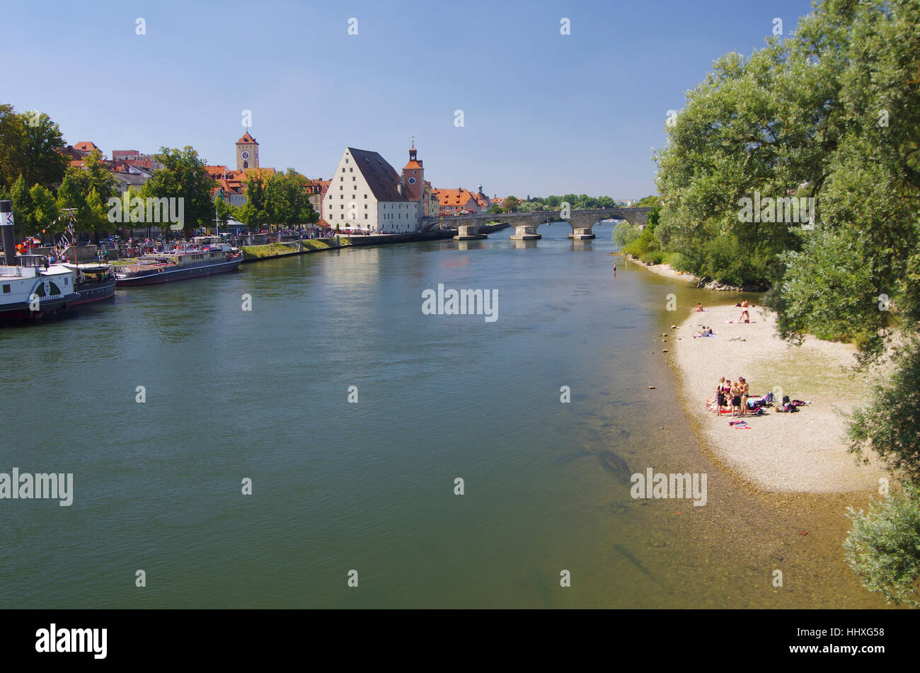 UNESCO-Weltkulturerbe-Stadt Stockfoto