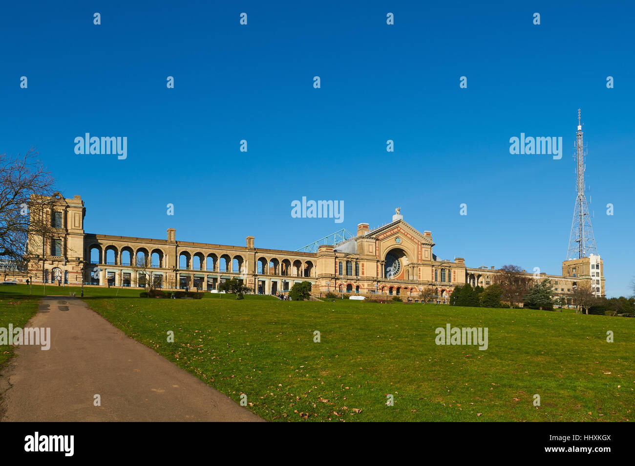 Alexandra Palace im Alexandra Park, Nord-London-UK Stockfoto