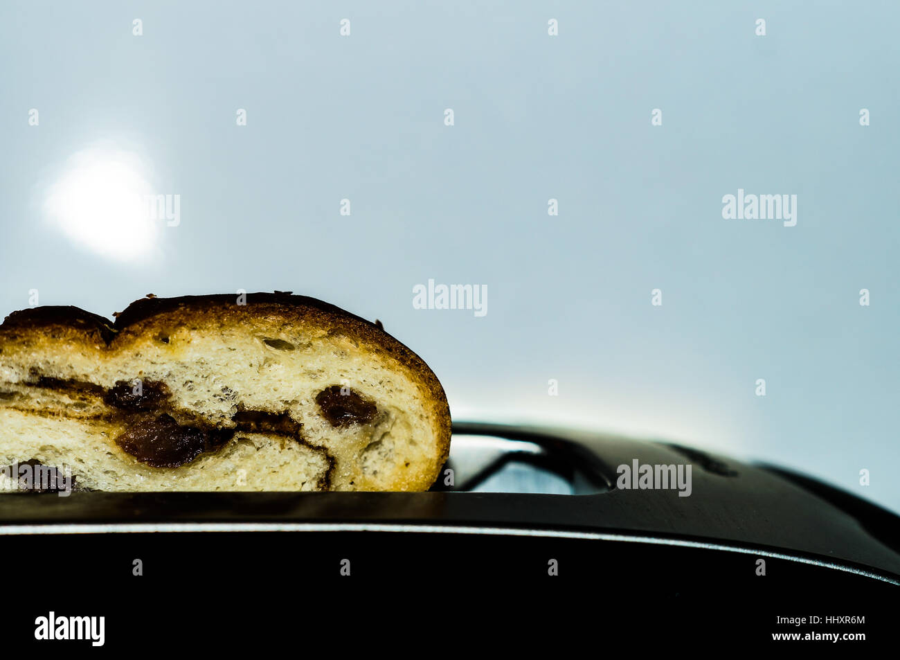 Toast im toaster Stockfoto