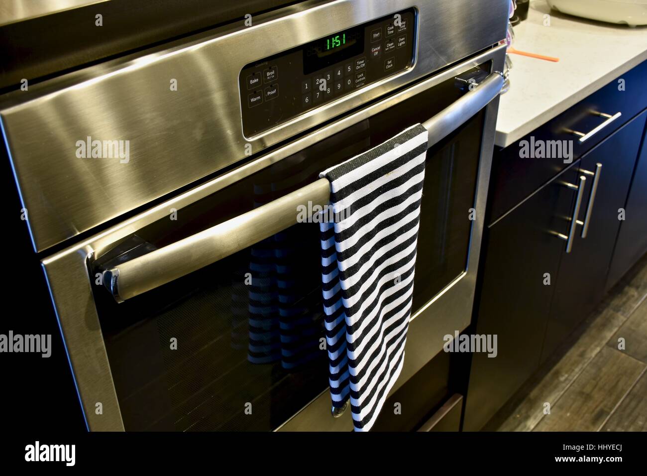 Ein General Electric Marke Ofen in einem modernen Haus Stockfoto