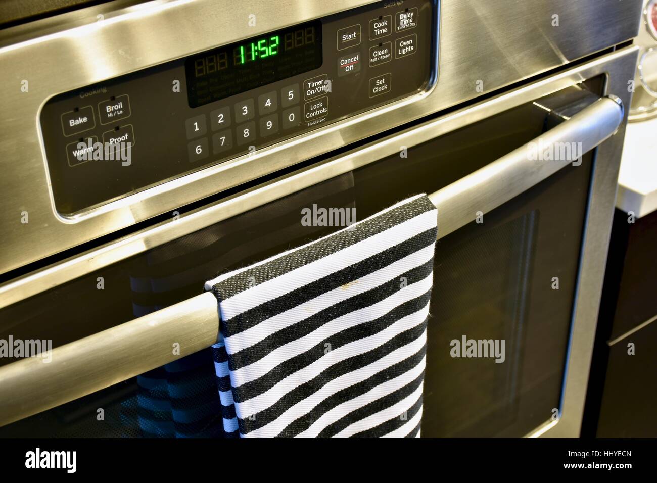 Ein General Electric Marke Ofen in einem modernen Haus Stockfoto