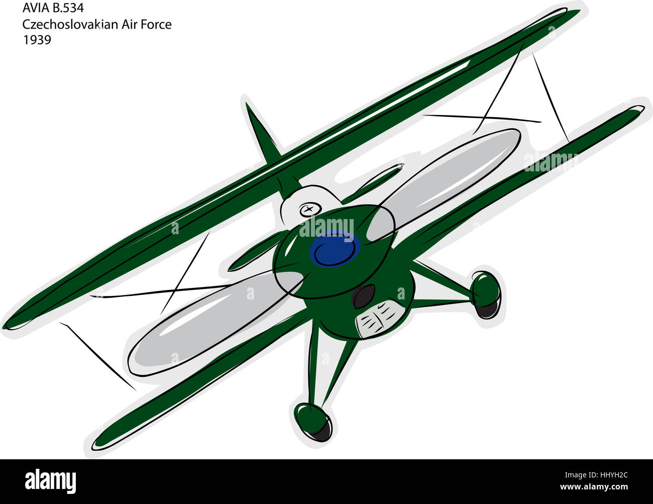 Flugzeuge, Flugzeug, Flugzeug, Flugzeug, einzigen, historischen, isoliert, Verkehr, Stockfoto