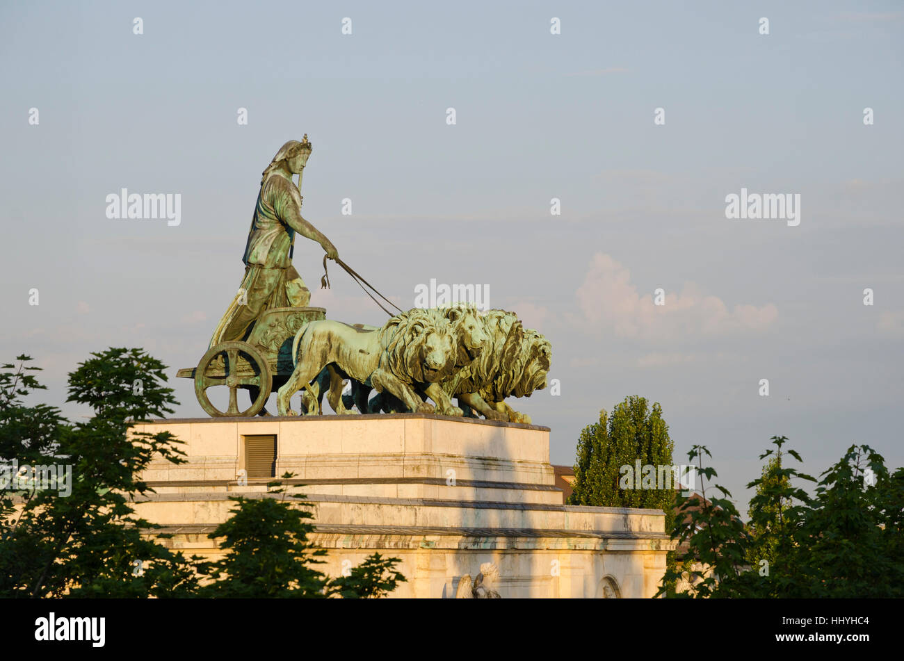 Denkmal, Löwe, Katze, Raubkatze, Raubkatze, München, Denkmal, Denkmal, Stockfoto