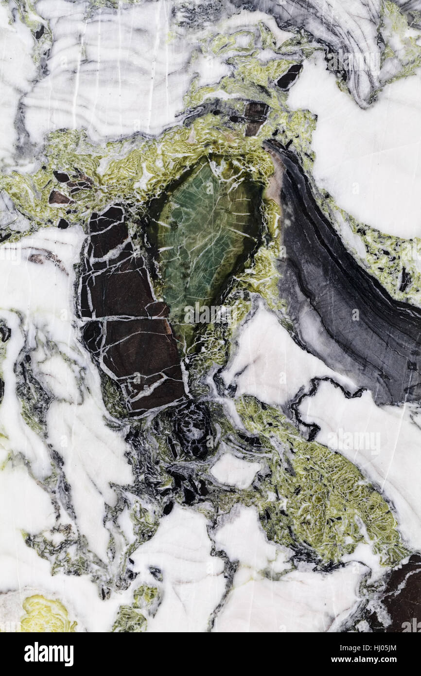 Marmorboden wie ein Hintergrund in schwarz und weiß Farben Stockfoto