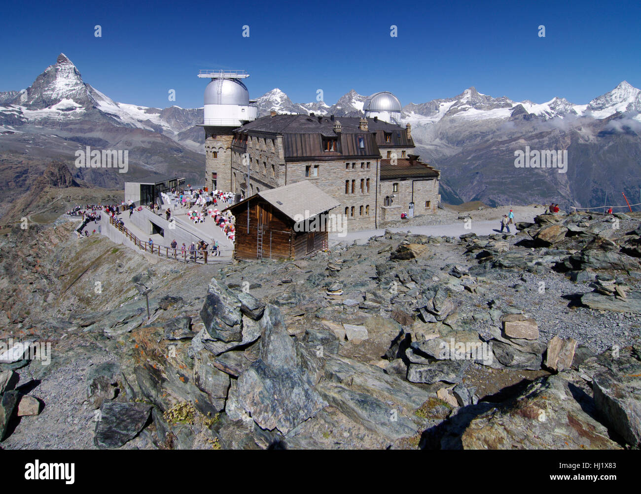 Zermatt - Matterhorn - gornergrat Stockfoto