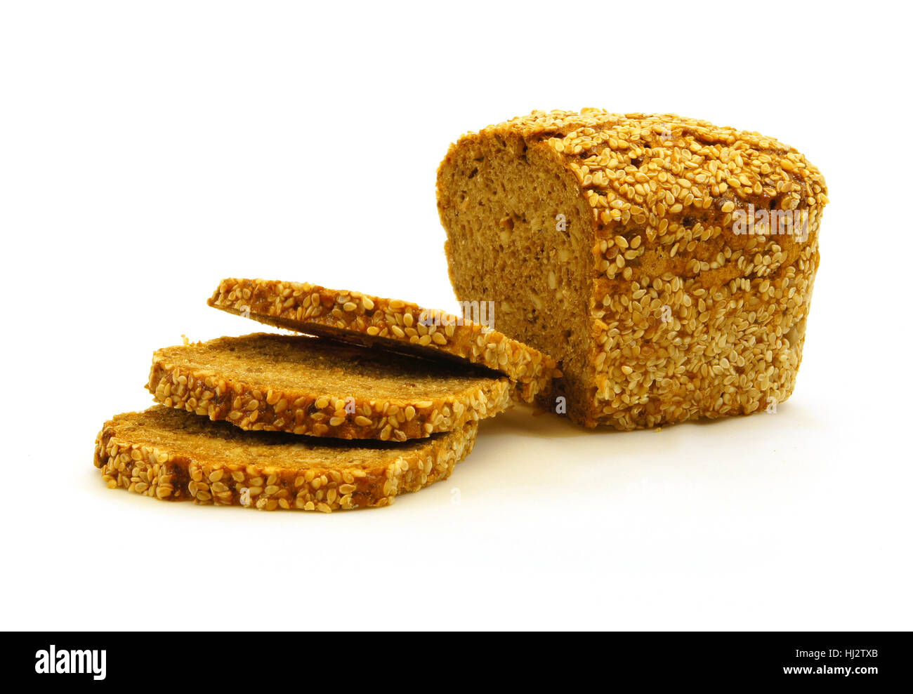 Vollkornbrot Stockfoto