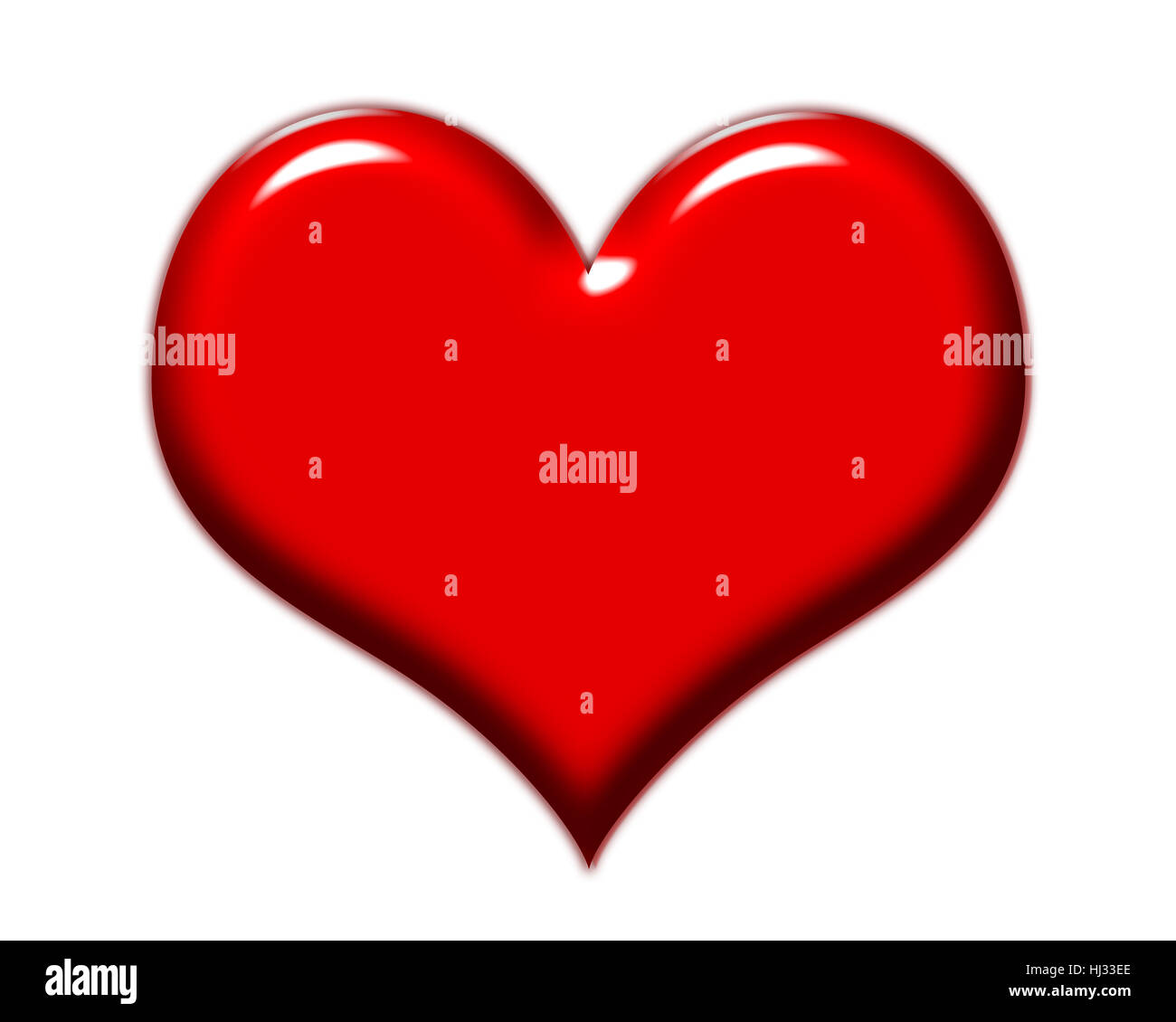 isoliert, Tag, tagsüber, Liebe, verliebt, verliebte sich in Liebe, Valentinstag, Herzen, Stockfoto