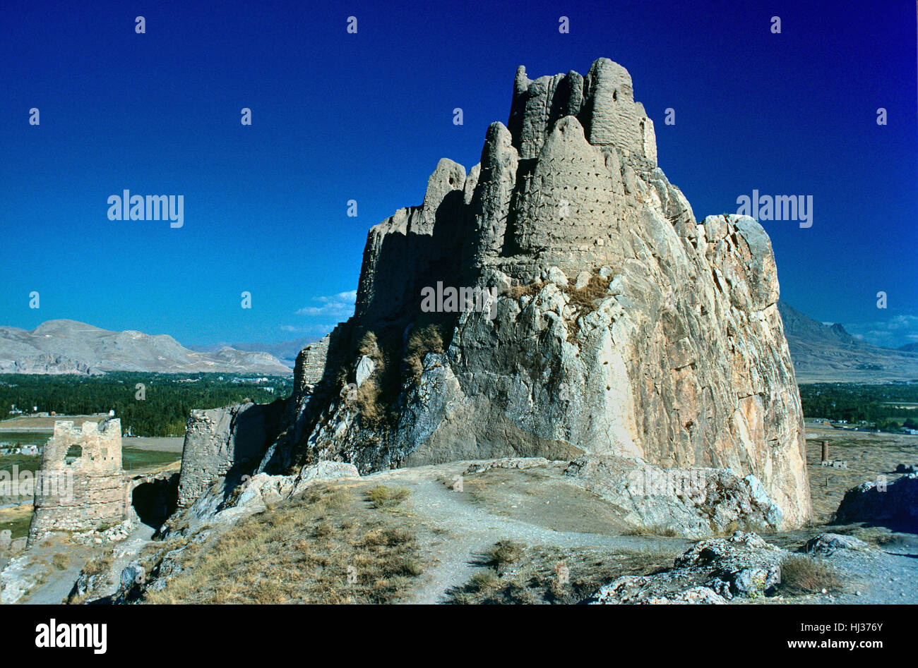 Van Burg oder Festung, alte Tushba c8th-c9th v. Chr. Van Türkei Stockfoto