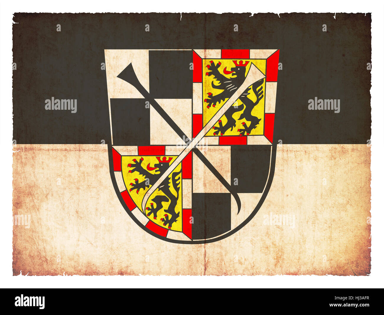 Stadt, Stadt, Bayern, Landeshauptstadt, Flagge, Ort, Stadt, schwarz, dunkelhäutigen, Stockfoto