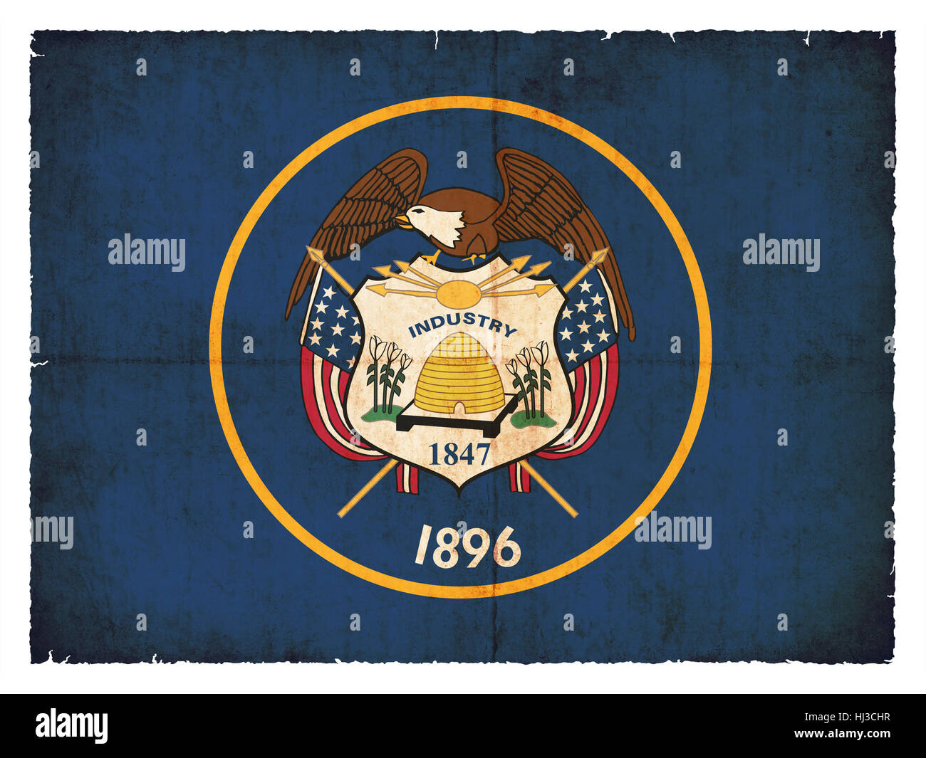 historische, Usa, Flagge, Stil, Bundesland, historische, amerikanische, antike, Stockfoto