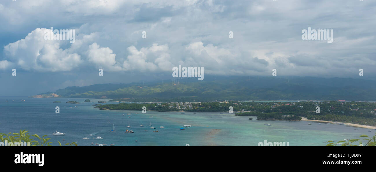 Blick auf Boracay - Philippinen Stockfoto