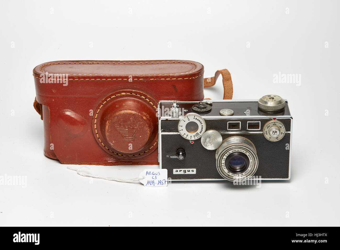 ARGUS C-3, 1939-57, CINTAR 50 MM F:3.5 Stockfoto