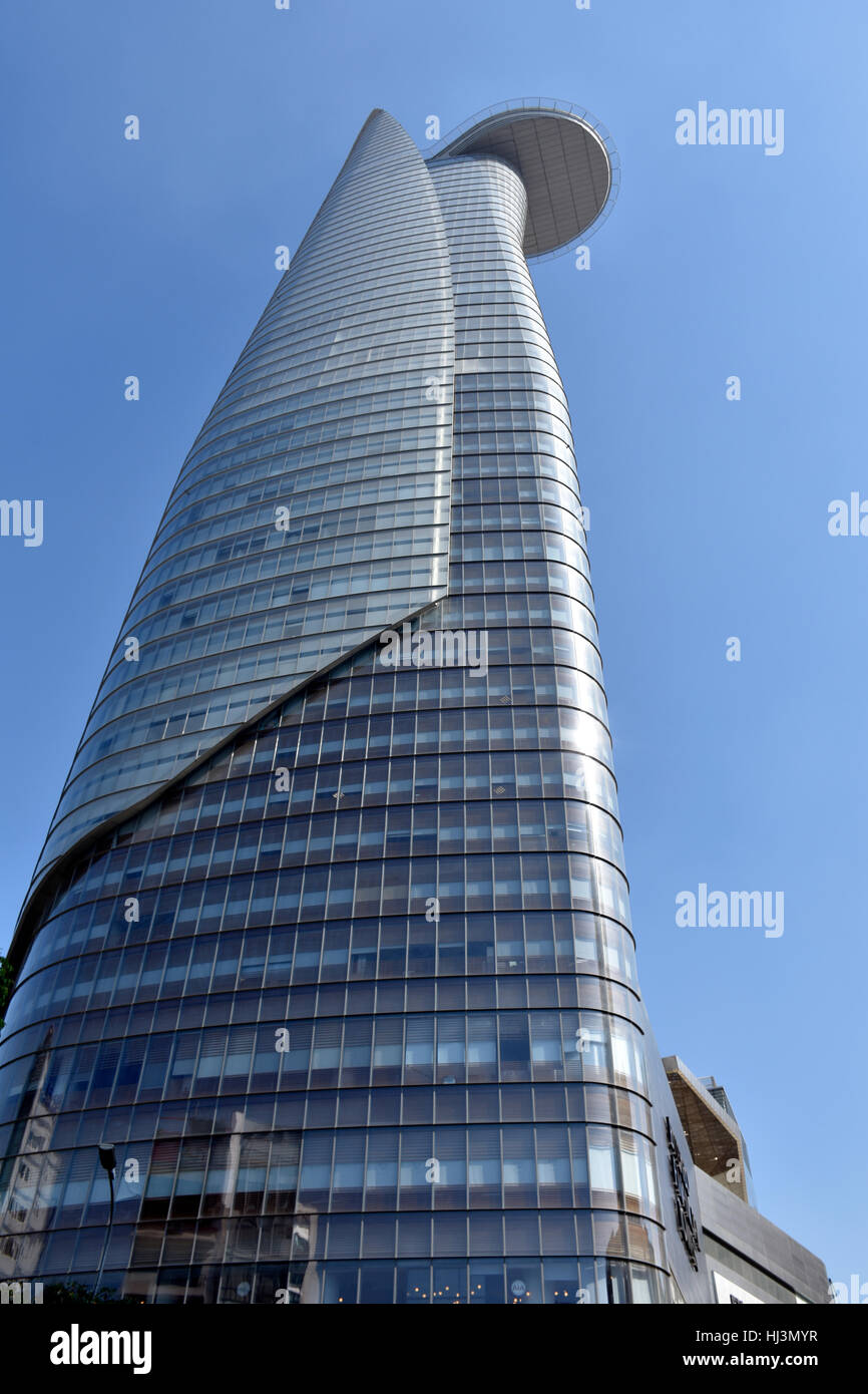 Bitexco Financial Tower, Hochhaus in der Innenstadt von Ho-Chi-Minh-Stadt, Vietnam Stockfoto
