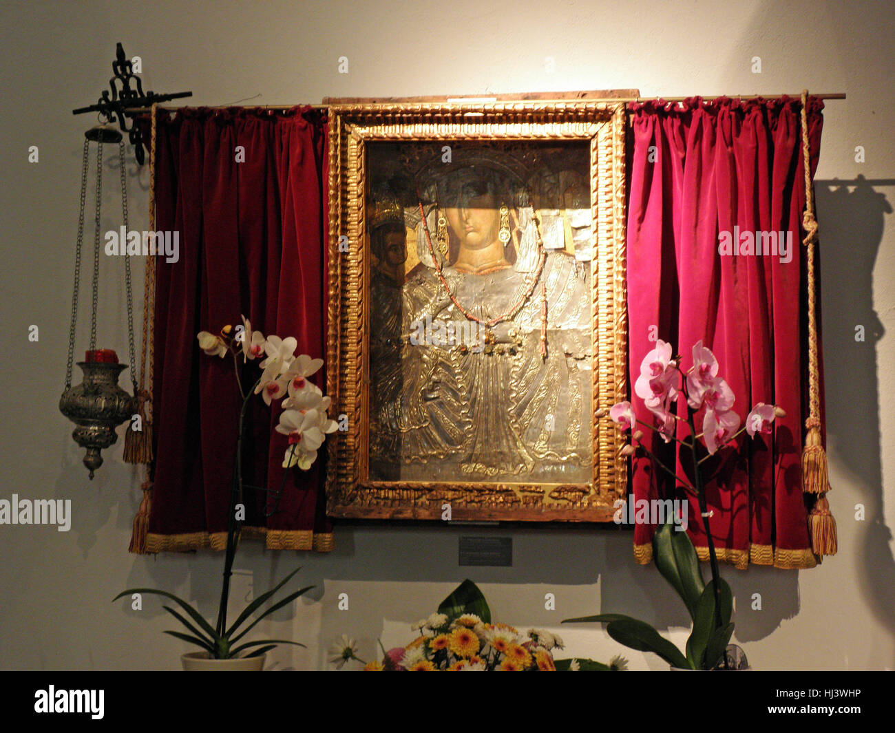 Korcula alte Kirche details,St.Mary Altar, Kroatien, Europa Stockfoto