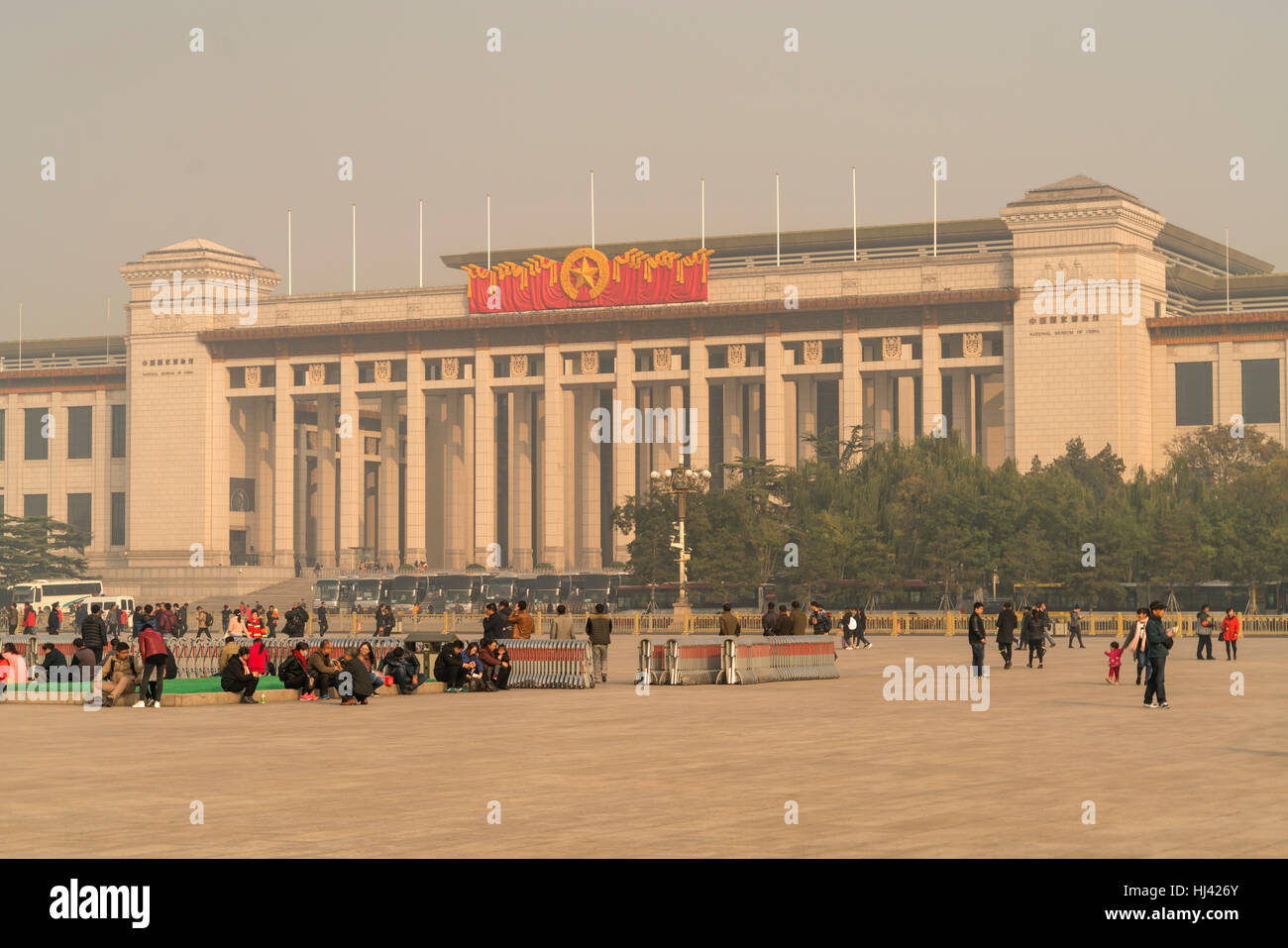 National Museum of China, Peking, Volksrepublik China, Asien Stockfoto