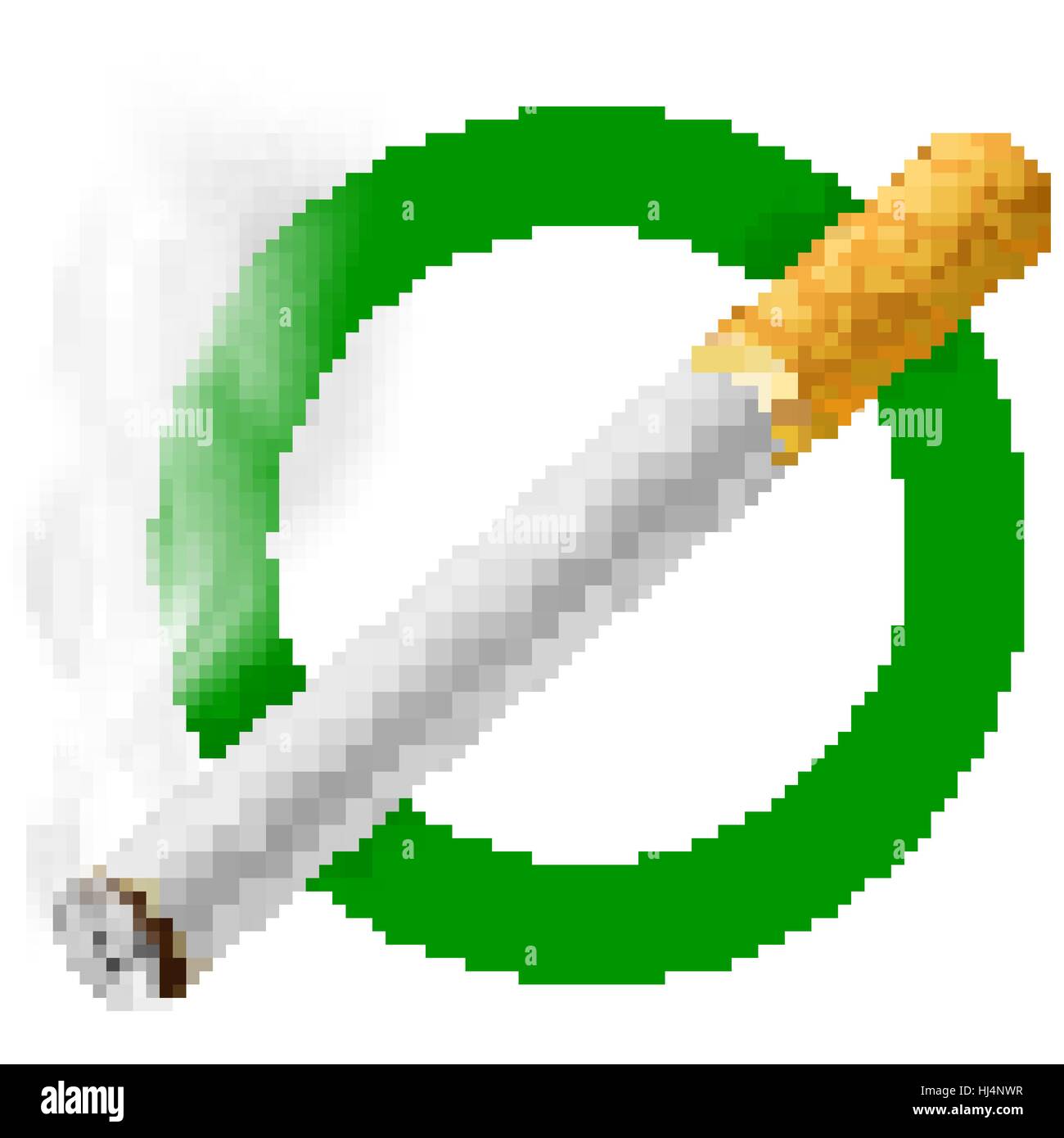 Raucher Bereich Zeichen. EPS 10 Stock Vektor