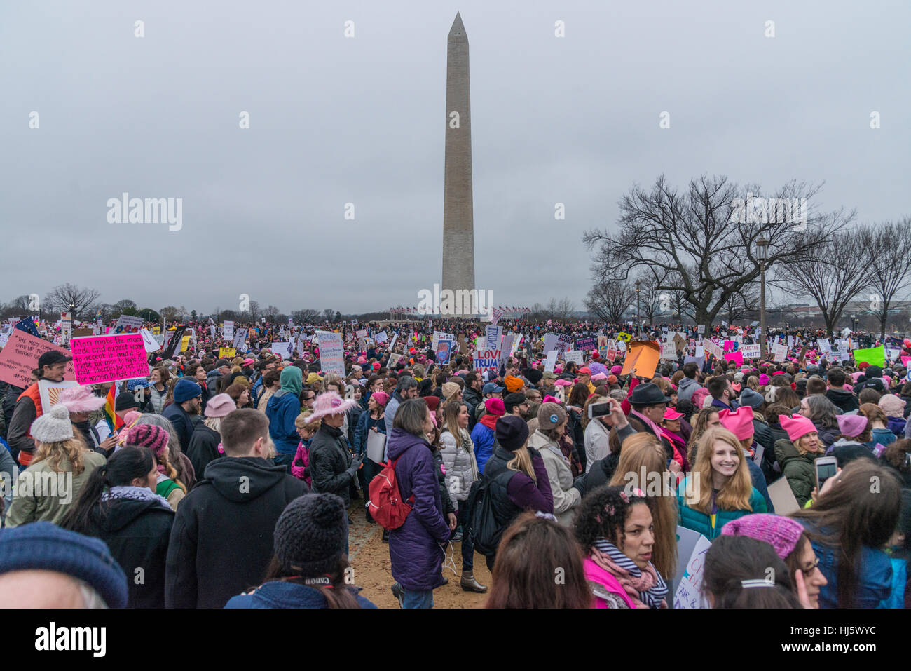 Frauen Washington DC März Januar 21,2017 Stockfoto